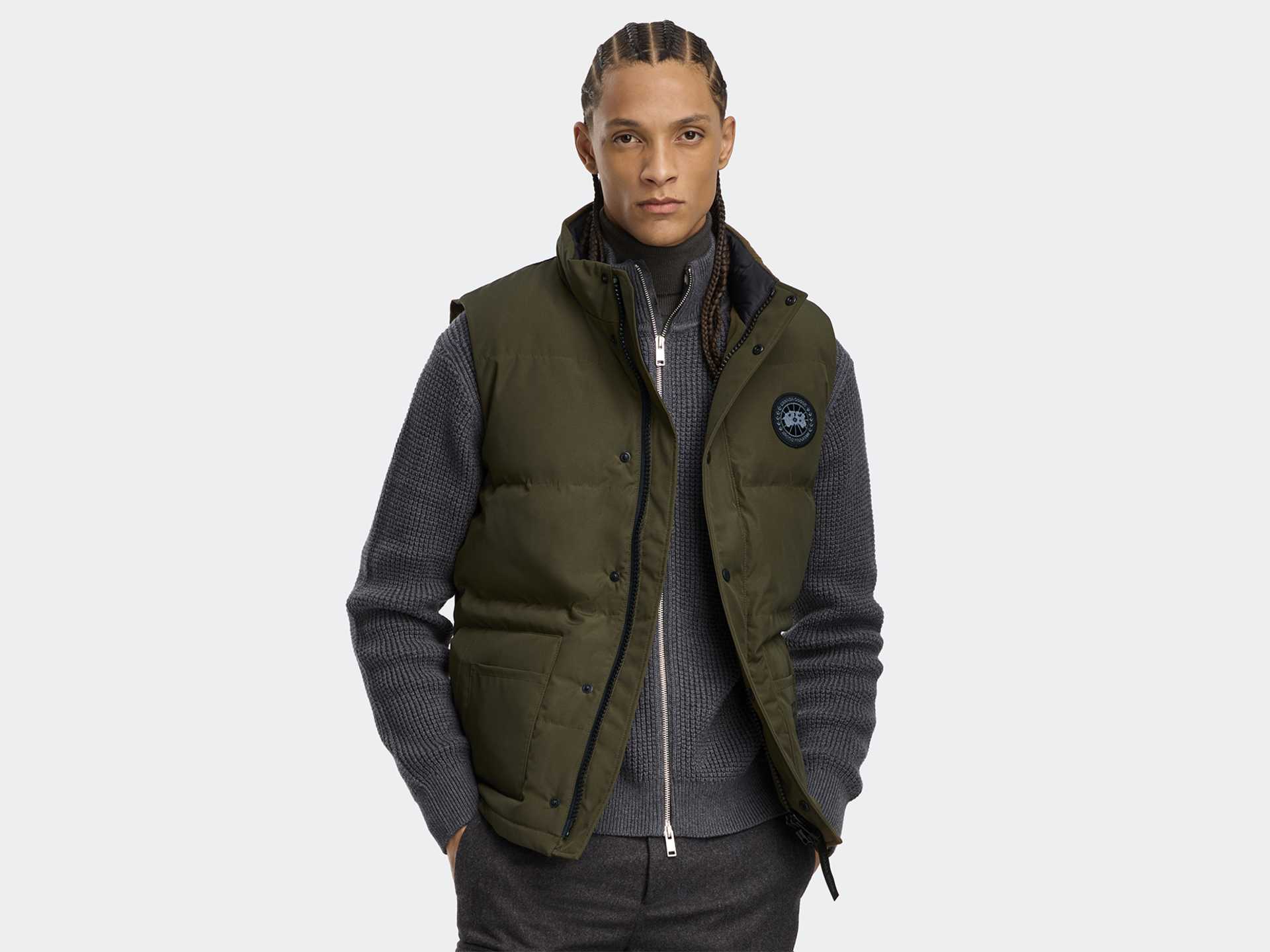 Freestyle Crew Vest Black Label | Canada Goose ZA