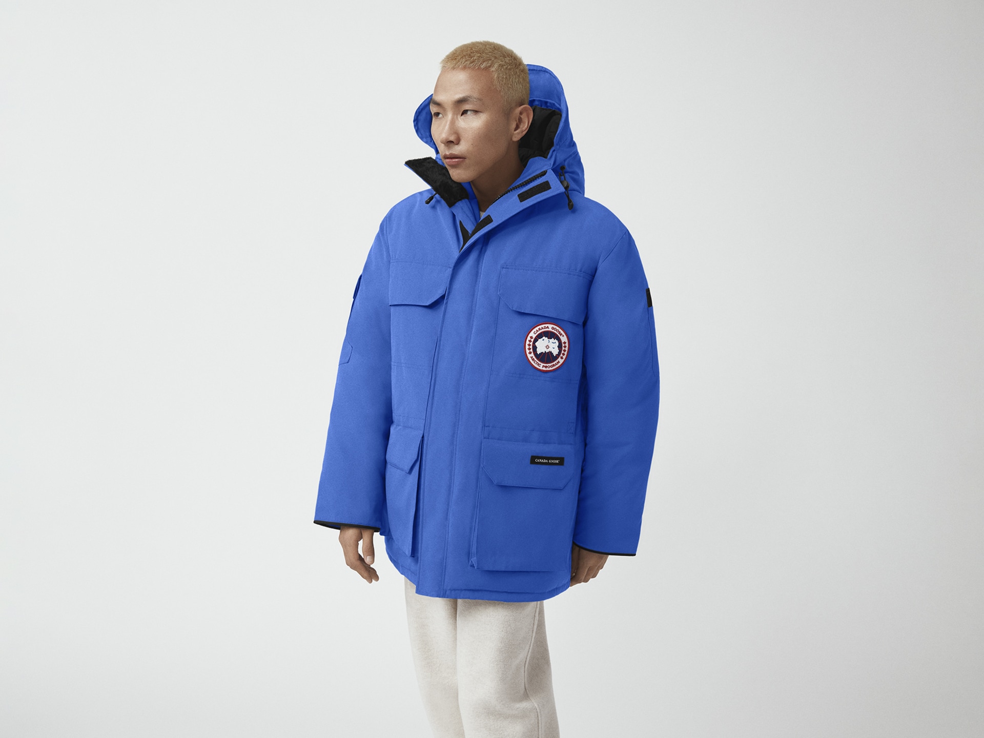 Canada Goose Men's Expedition Parka Pbi - Royal Pbi Blue - Medium