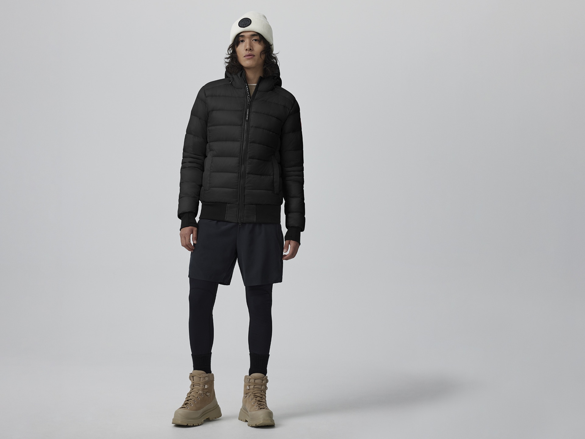 Unlock Wilderness' choice in the Herno Vs Canada Goose comparison, the Crofton Bomber by Canada Goose