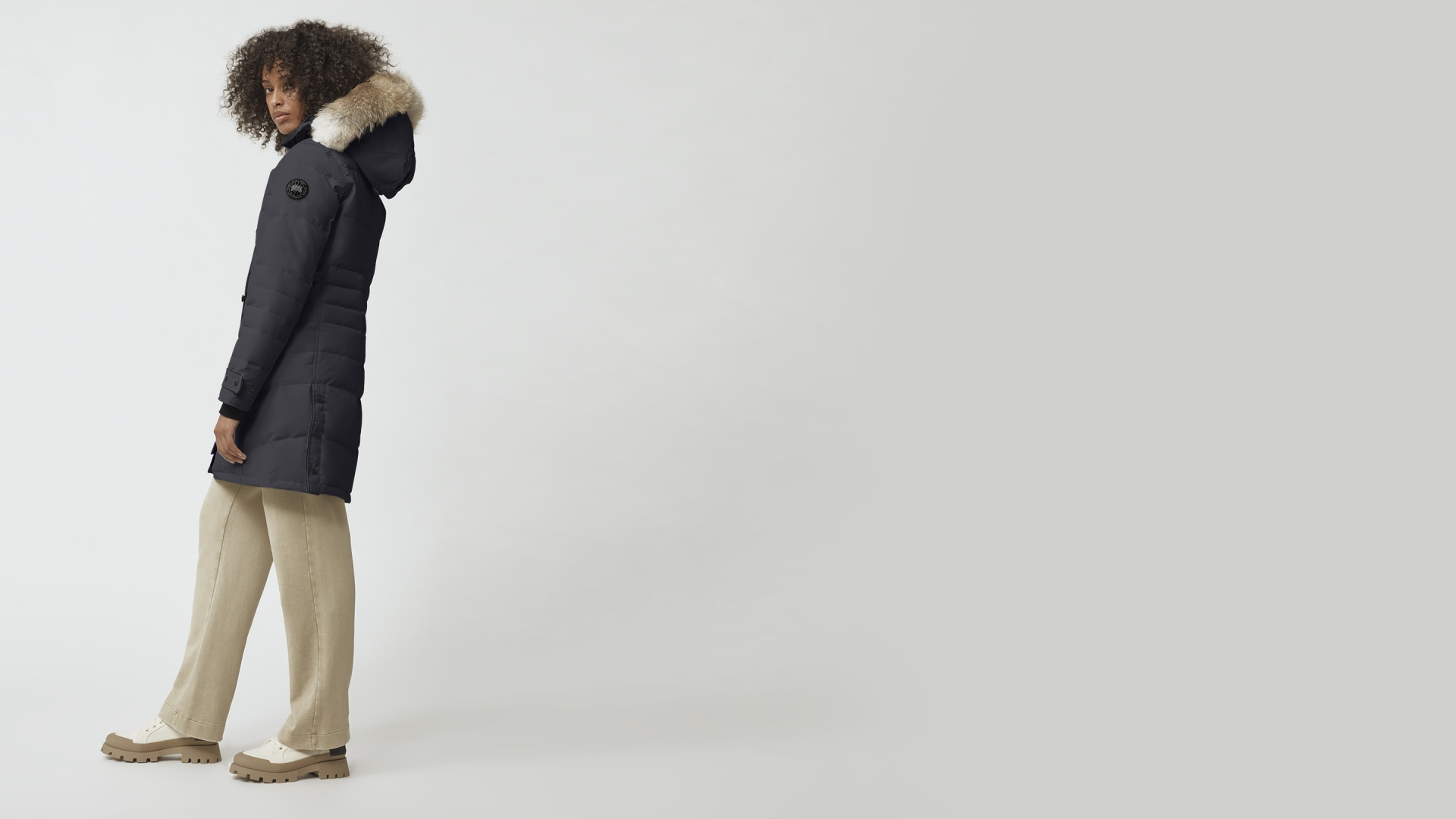 Women's Lorette Parka Black Label | Canada Goose US