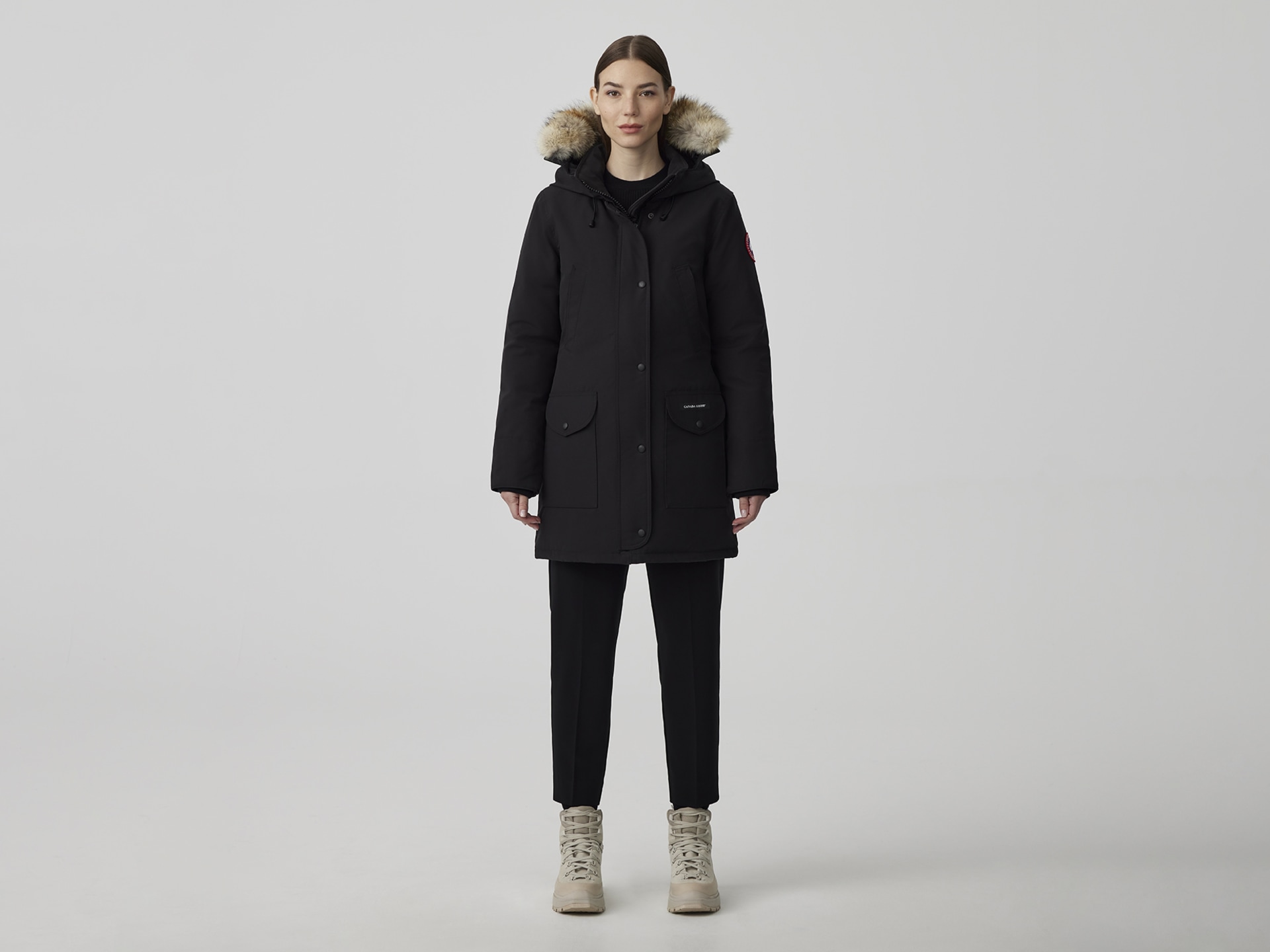 Unlock Wilderness' choice in the Woolrich Vs Canada Goose comparison, the Trillium Parka Heritage by Canada Goose