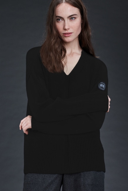 Kimberley V Neck Sweater Black Label