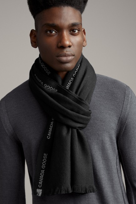 Men S Scarves Merino Wool Woven Jersey Canada Goose Men S Scarves Merino Wool Woven Jersey Canada Goose