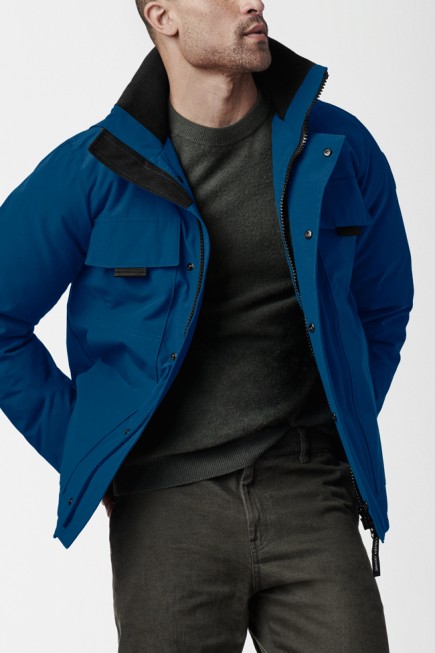 Jacke Daunenjacke für Männer Blau Super Slim Fit Angepasst Bomberjacke Kurz Jacke Daunenjacke für Männer Blau Super Slim Fit Angepasst Bomberjacke Kurz