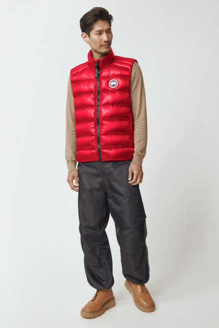 canada goose red gilet