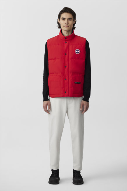 canada goose red gilet