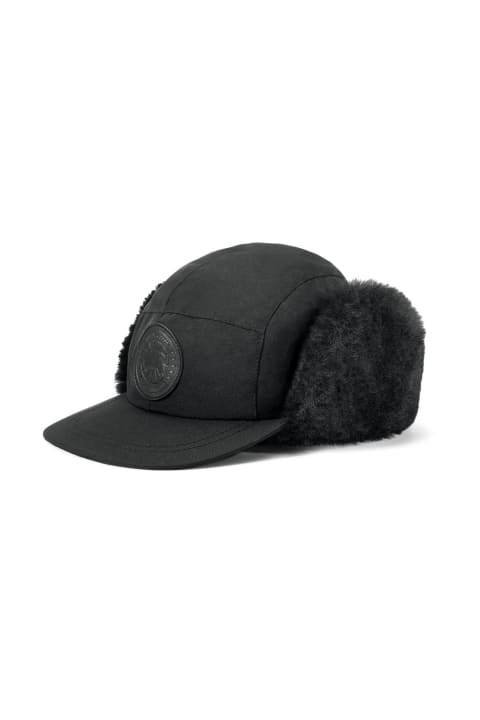 Shearling Trapper Hat Black Label Canada Goose CN