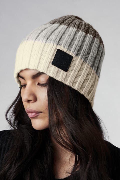 Canada goose waffle slouchy top beanie