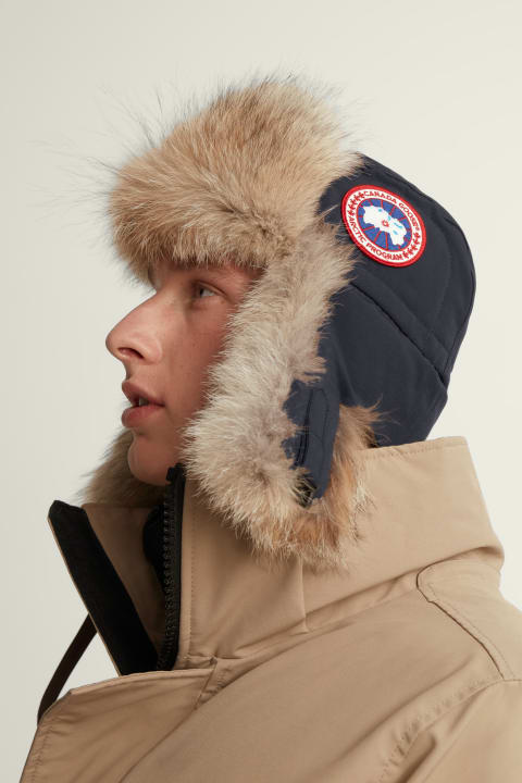 Canada goose suede sales shearling pilot hat