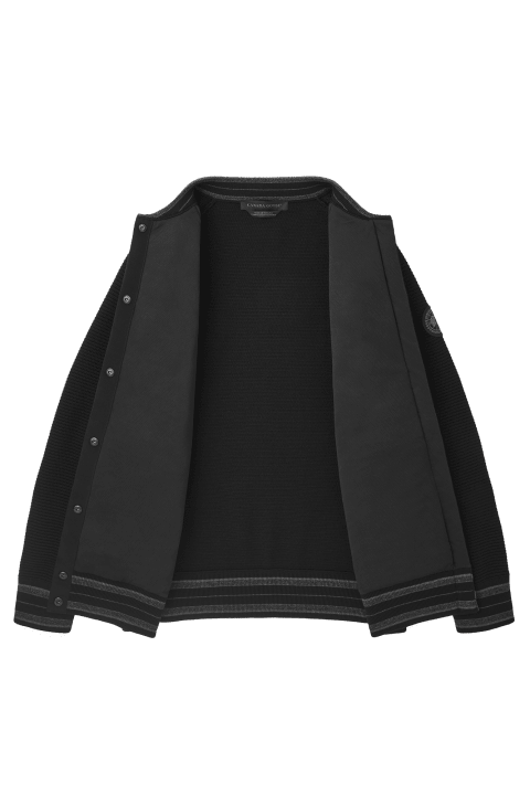 HyBridge Quilted Knit Bomber Black Label Canada Goose US