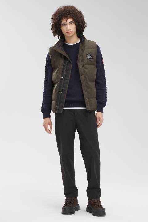 Garson regular fit quilted down vest outlet