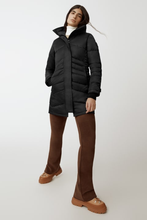 Lorette canada goose black top label