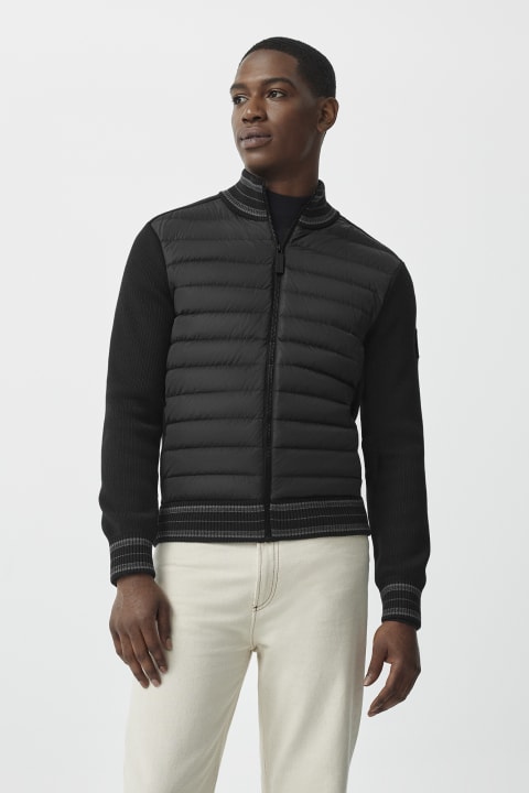 Hybridge knit online anorak black label