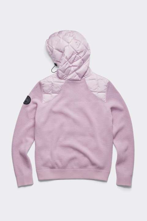 Canada goose hybridge quilted and knit jacket top