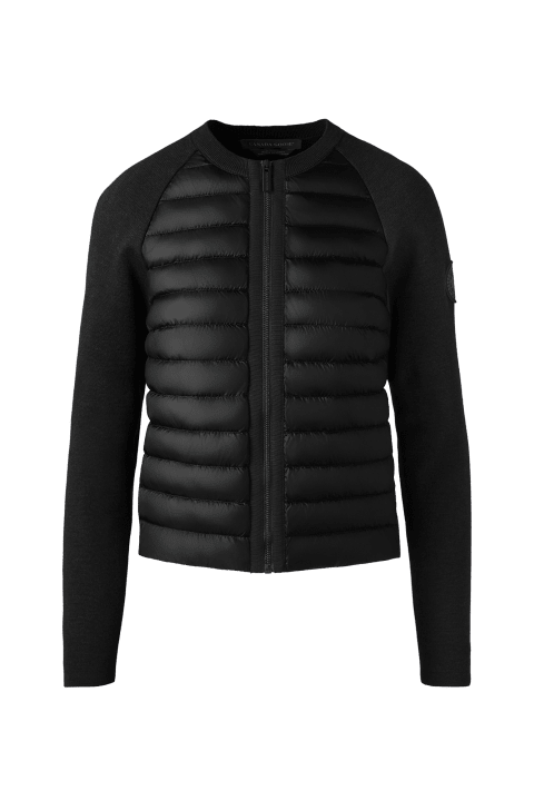 HyBridge Knit Jacket Packable Black Label Canada Goose ES