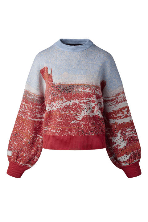 Landscape Wool Knit Sweater Canada Goose CN
