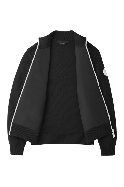 HyBridge Knit Jacket Contrast Trim Canada Goose BT
