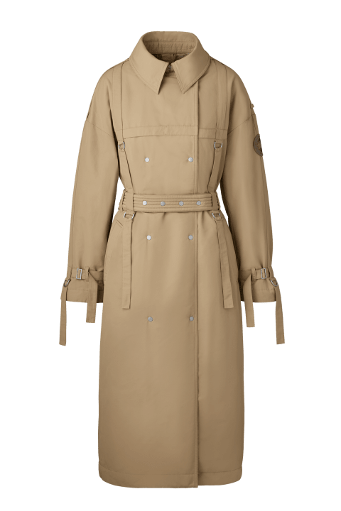 Lightweight Down Strap Trench Coat Canada Goose CN