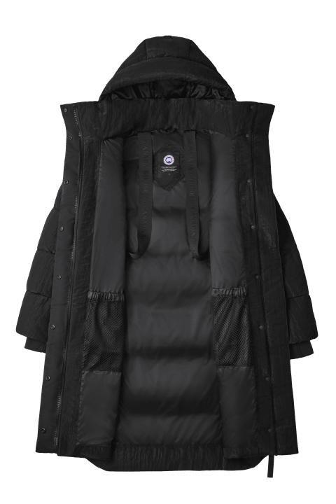 Parka de tejido arrugado brillante Byward Black Label