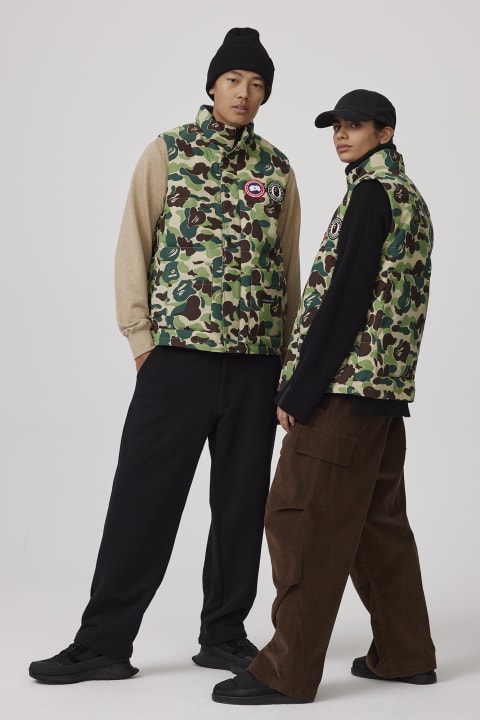 Canada goose camo vest mens store