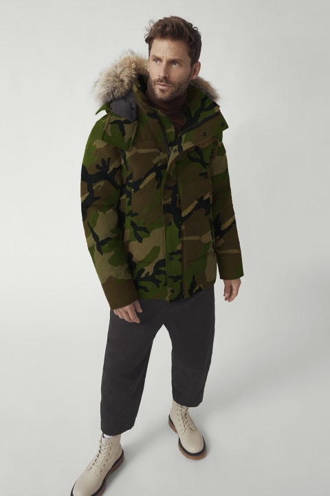 Canada goose wyndham parka camouflage 2025