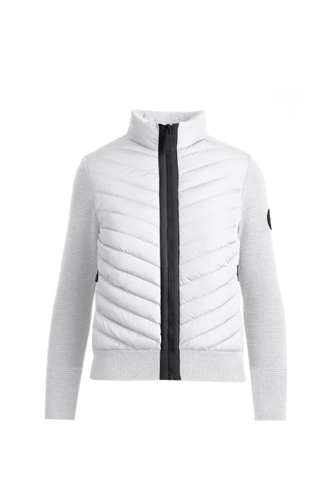 HyBridge Knit Jacket Black Label Contrast Trim Canada Goose TR
