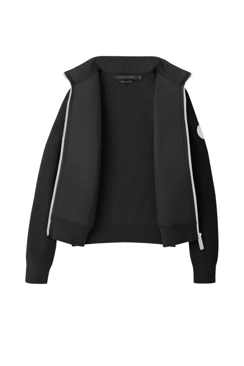 HyBridge Knit Jacket Contrast Trim Canada Goose US