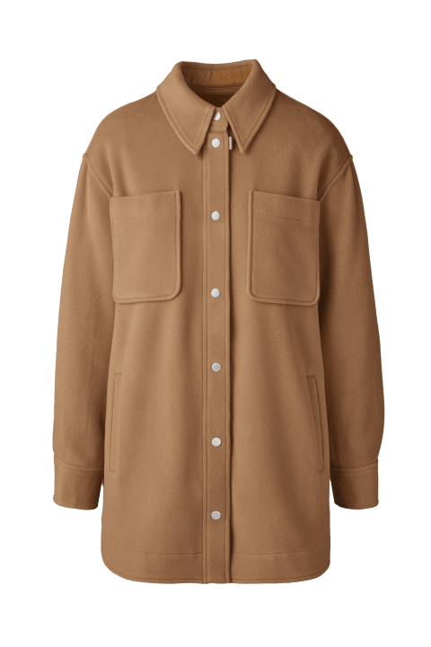 Almandine Long Shirt Jacket