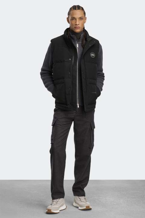 Freestyle Crew Vest Black Label | Canada Goose US