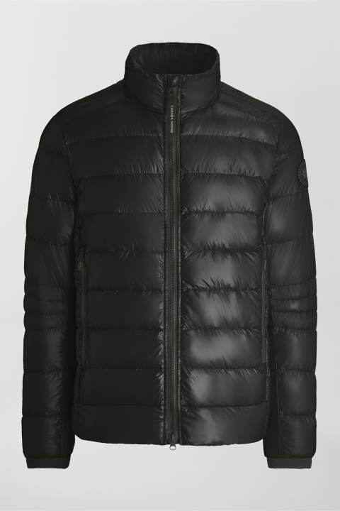 Men s Crofton Down Jacket Black Label Canada Goose US