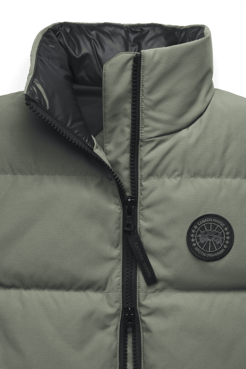 Grandview Cropped Vest Black Label | Canada Goose CA