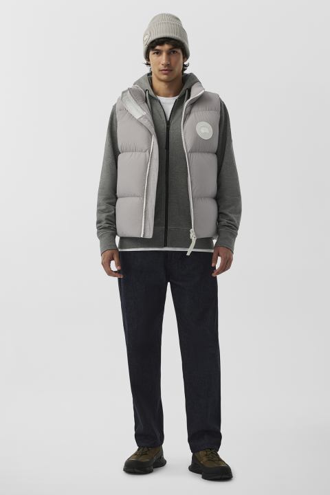 Chaleco acolchado Lawrence con disco blanco Canada Goose ES