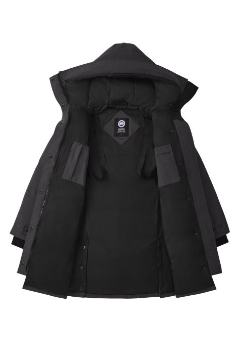 Canada goose shelburne parka black medium sale