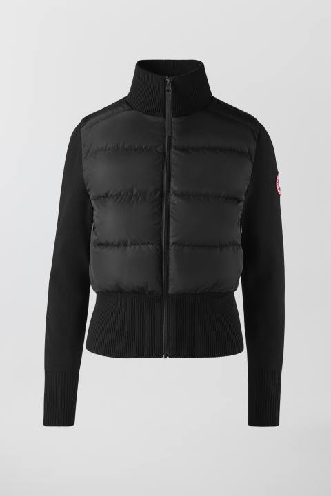 Canada goose hybridge quilted and knit jacket store