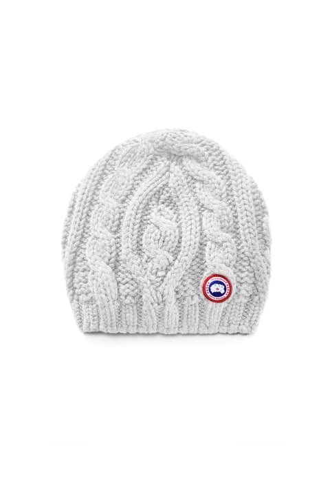 canada goose cable knit beanie