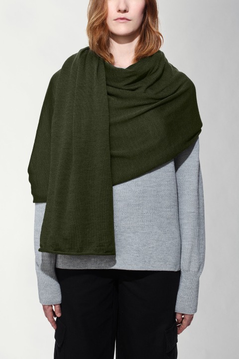 Canada goose logo blanket scarf clearance