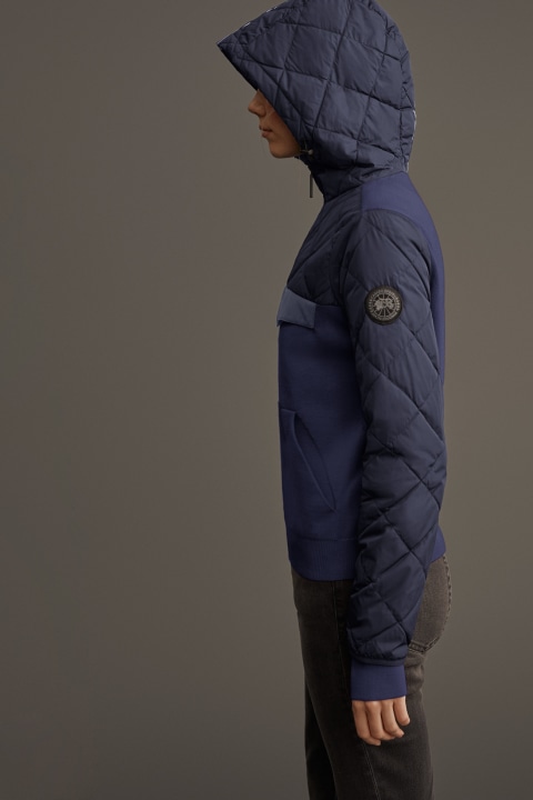 Hybridge knit anorak black label clearance