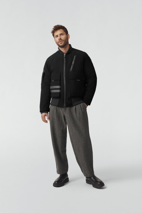 MEN S KIRKFIELD BOMBER JACKET BLACK LABEL DirectGo