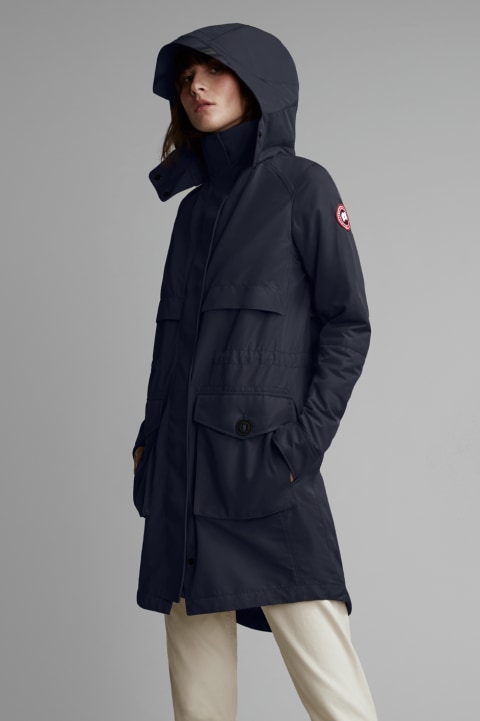 Women S Cavalry Trench Canada Goose, Hooded Trench Coat Womens Canada