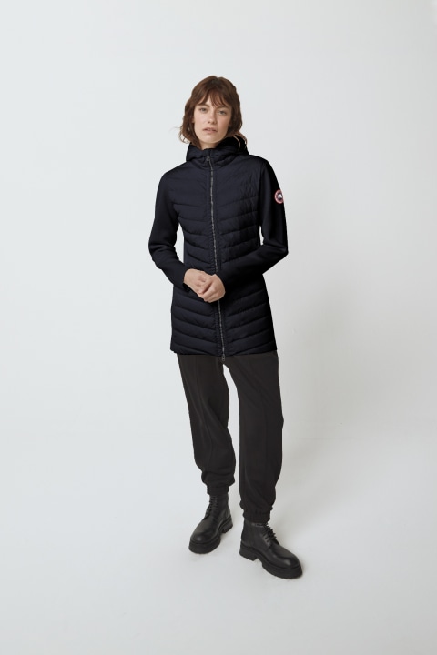 canada goose hybrid knit jacket