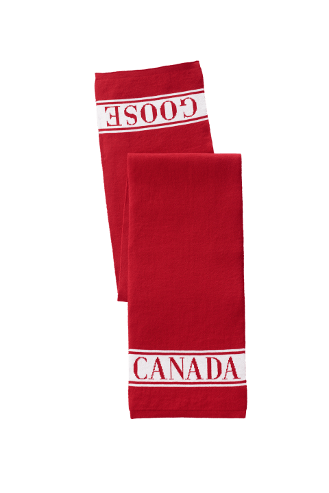 Écharpe logo en laine mérinos | Canada Goose