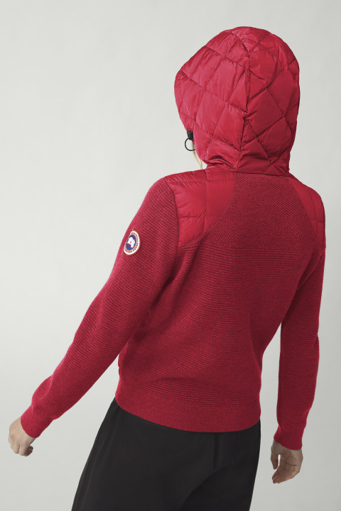 Blouson à capuche en tricot matelassé Hybridge pour femmes | Canada Goose