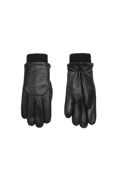 New Men Black Fashion Everyday Cycling Bike Driving Party Leather Quality Gloves 