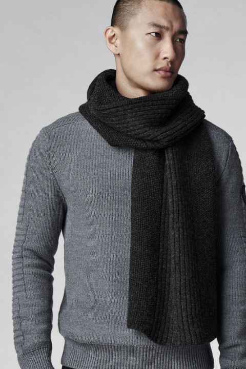 Écharpe en tricot texturé pour hommes | Canada Goose