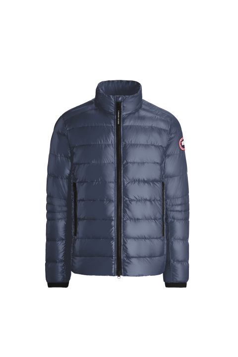 Canada Goose Goose Crofton Down Hooded Jacket in Carbon Grey Grey for Men Mens Clothing Jackets Down and padded jackets 