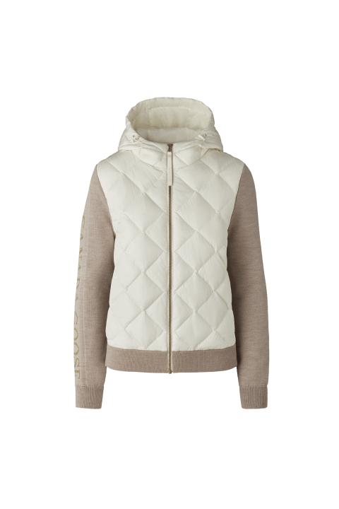 Manteau à capuchon en tricot matelassé réfléchissant HyBridge | Canada Goose
