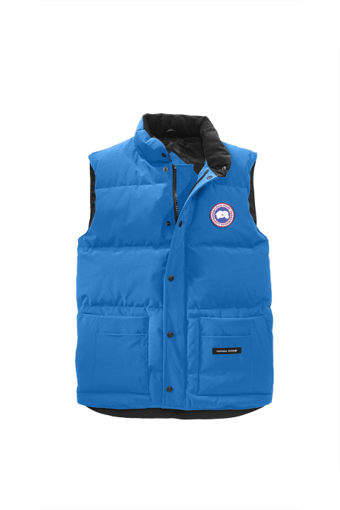 Unlock Wilderness' choice in the Stone Island Vs Canada Goose comparison, the Freestyle Crew Vest by Canada Goose
