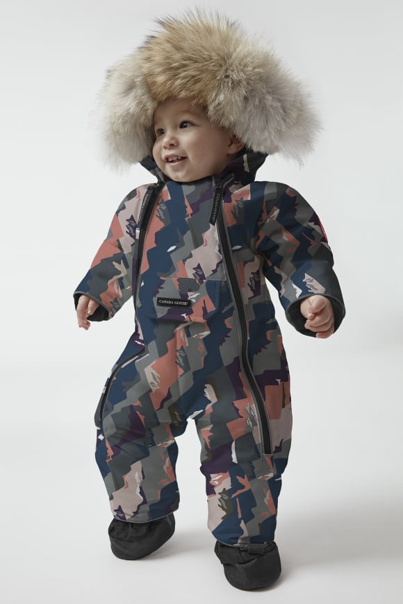 Baby Lamb Snowsuit Print Heritage