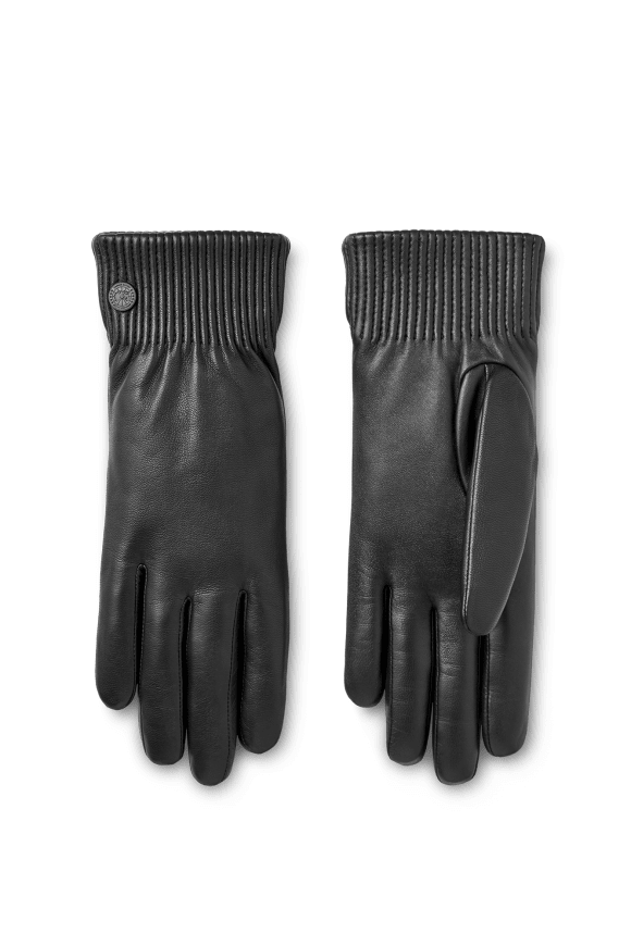 Leather Glove Ribbed Luxe