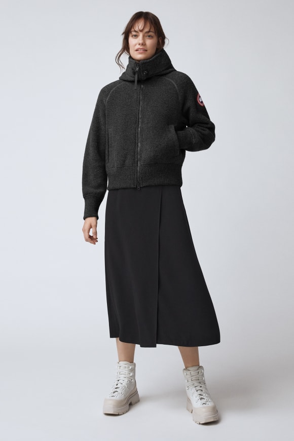 Canada goose black bomber womens hot sale